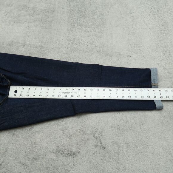 Old Navy Jeans Women's 14 Blue Mid-Rise Cuffed Skinny Denim Pant 24" Inseam - Picture 14 of 14